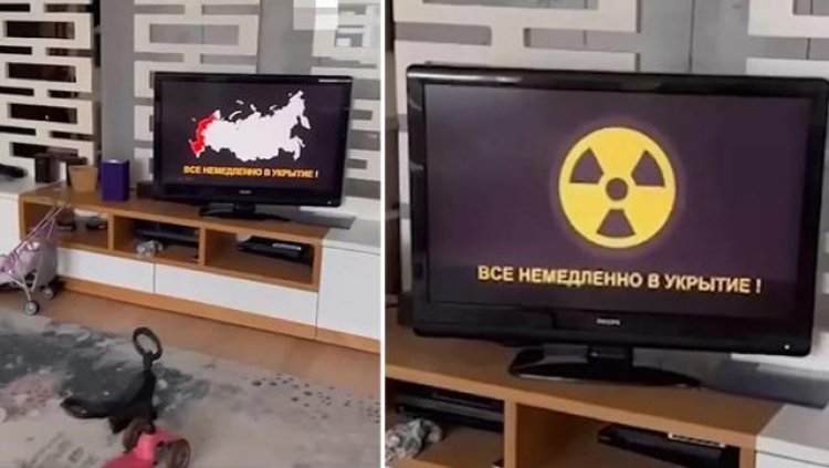 Rusya'da TV ve radyo yayınları hacklenerek sahte 'nükleer saldırı' uyarısı yapıldı