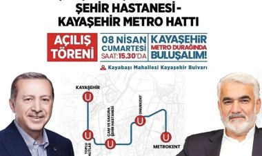 HÜDA PAR Genel Başkanı Yapıcıoğlu, İstanbul'da metro açılışına katılacak