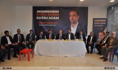 Tarım ve Orman Bakanı Kirişci’den Ramanlı’ın seçim lokaline ziyaret