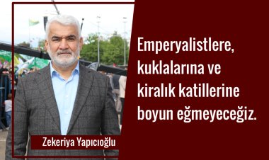 Yapıcıoğlu'ndan Mersin'deki seçim standına yönelik silahlı saldırıya ilişkin açıklama