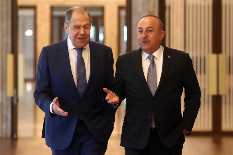 Bakan Çavuşoğlu, Rus mevkidaşı Lavrov ile görüştü