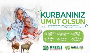 Kurban çalışmalarını sürdüren Umut Kervanı onlarca ülkede vekâletleri yerine getirecek