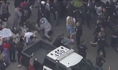 California'daki okullarda LGBT destekçileri ile öğrenci velileri arasında kavga çıktı