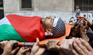 Şehid El-Enis Nablus'ta son yolculuğuna uğurlandı