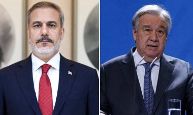 Dışişleri Bakanı Fidan BM Genel Sekreteri Guterres ile görüştü