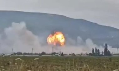 Kırım'daki askeri üste yangın çıktı: 2 bin kişi tahliye edilecek