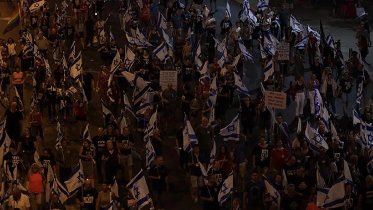 Siyonist işgal rejiminde 'yargı reformu'na karşı protestolar sürüyor