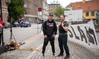 Danimarka'da Suudi Arabistan Büyükelçiliği önünde Kur'an-ı Kerim'e alçak saldırı