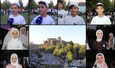 Diyarbakırlı çocukların ortak ifadesi "Hayat Namazla Güzeldir" oldu