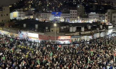 Mahşeri kalabalık: Ürdün halkından Filistine büyük destek