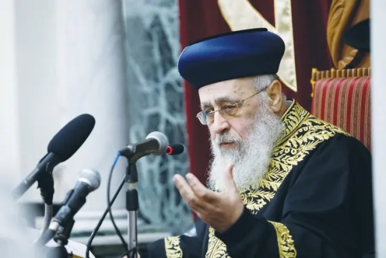 İşgalci İsrail'in başhahamlarından Yosef: Laik Yahudiler düşük akıllı