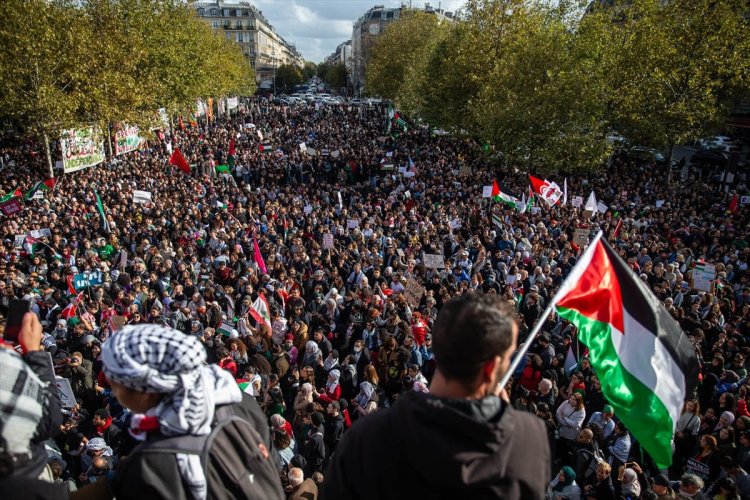 Afrika'dan Avrupa'ya, dünya halkları Filistin için ayakta!