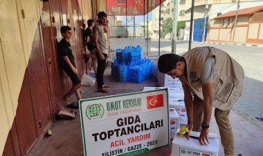 Umut Kervanı Gazze'de yardımlarına devam ediyor