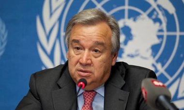 Guterres: Gazze, çocuklar için mezarlığa dönüştü.