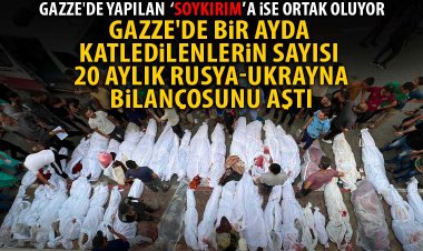 30 günlük katliam, 620 günlük savaşın bilançosunu geride bıraktı