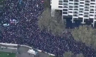 Londra'da Filistin için dev bir dayanışma gösterisi düzenlendi