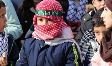 Ankara'da yüzlerce çocuk Gazze'deki soykırımı lanetledi