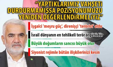 Yapıcıoğlu: Bugün acil olan, çocukların, kadınların üzerine bomba yağdırılmasının önüne geçmektir