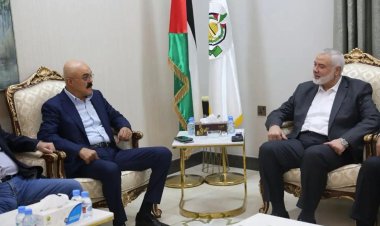 HAMAS lideri Heniyye, El Fetih yetkilileri ile bir araya geldi