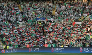 Celtic taraftarının Filistin halkını desteklemesi UEFA'yı da 'rahatsız' etti