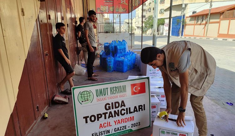 Umut Kervanı Gazze'de yardımlarına devam ediyor