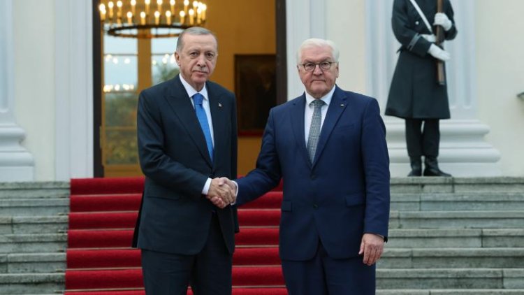 Cumhurbaşkanı Erdoğan, Almanya Cumhurbaşkanı ile görüştü