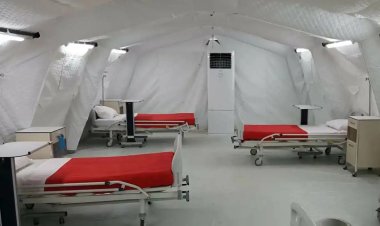 Katar Gazze'de Sahra Hastanesi kuruyor