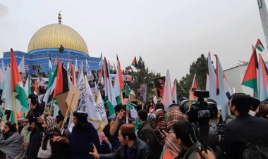 Afganistan'da Gazze'ye destek mitingi düzenlendi