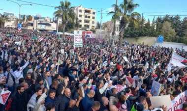Ürdün'de binler, Gazze için toplandı