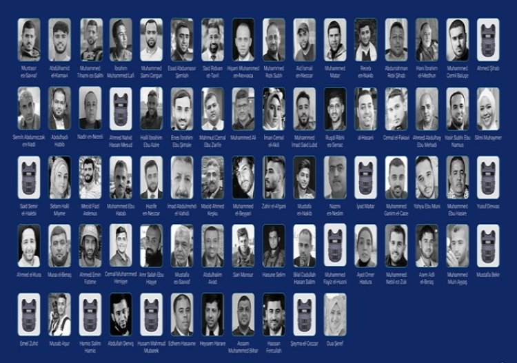 İşgalci İsrail'in Gazze'deki saldırılarında katledilen gazetecilerin sayısı 101'e yükseldi