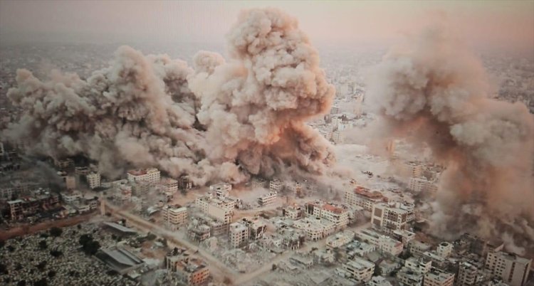 Terör rejimi bugüne kadar Gazze'yi 65 bin ton patlayıcıyla vurdu