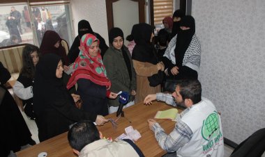 HÜDA PAR Mersin İl Kadın Kolları Başkanlığı'ndan Gazze için bağış