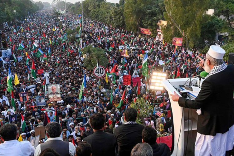 Pakistan'da Filistin'e destek gösterisi: İslam ümmeti, Filistin'in yanında yer almakla sorumludur