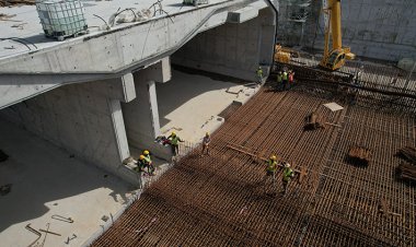 Irak'ta Kalkınma Yolu Projesi'nin deniz-kara bağlantısını sağlayacak Batık Tünel'in yapımı sürüyor