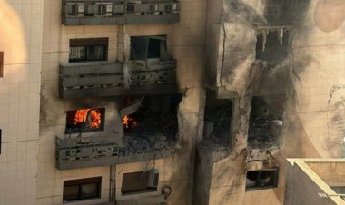 İşgalci terör rejimi Şam’da sivillerin yaşadığı binayı vurdu