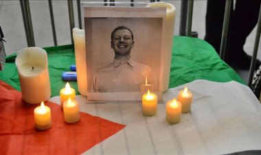 Batı Şeria'nın Eriha kentinde bir sokağa Gazze için kendini yakan ABD'li asker Bushnell'in adı verildi