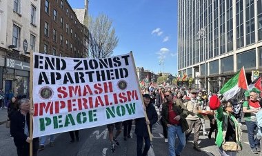 İrlanda'da Filistin'e destek gösterisi düzenlendi