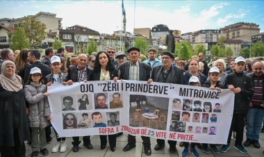 Kosova Savaşı'nda kaybolan 1600'den fazla kişi Priştine’de anıldı