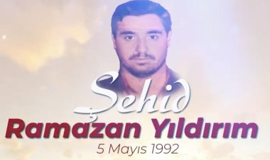 Ramazan Yıldırım şehadetinin 32. yılında kabri başında yâd edildi