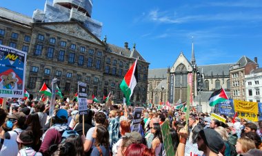 Amsterdam: "Zulüm ilelebet sürmeyecek, İşgalci İsrail elbet yenilecek"