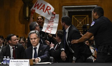 Blinken, Senatoda "Gazze kasabı" ifadesiyle protesto edildi