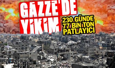 Gazze'de, 87 bin konut tamamen yıkıldı