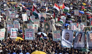 Yemen birçok kentinde Filistin için ayaktaydı