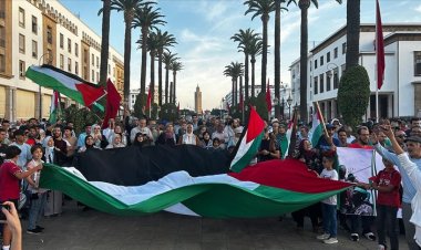 Fas'ın 46 şehri Gazze'ye destek için ayaktaydı