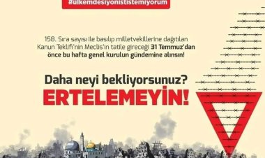 "Soykırım suçu failleri hakkında kanun teklifine destek ver" imza kampanyası