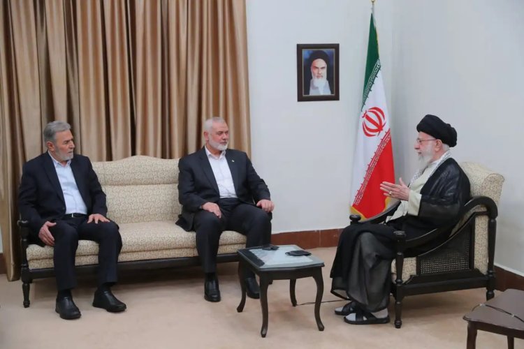 Ayetullah Hamaney, HAMAS ve İslami Cihad liderlerini kabul etti