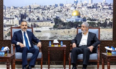 Bakan Fidan Hamas Siyasi Büro Başkan Vekili Meşal ile görüştü