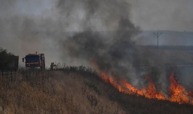 'İsrail' yanıyor: Hizbullah saldırıları yaklaşık 200 bin dönüm araziyi alevlere boğdu