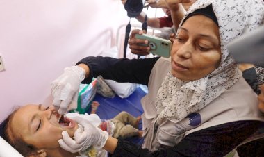 BM, Gazze Şeridi'nin orta kesiminde çocuk felci aşılama kampanyası başlattı