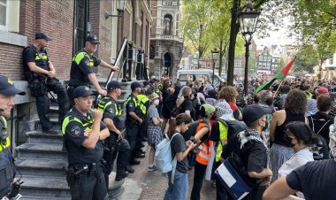 Hollanda'daki üniversitelerde Filistin eylemleri yeniden başladı